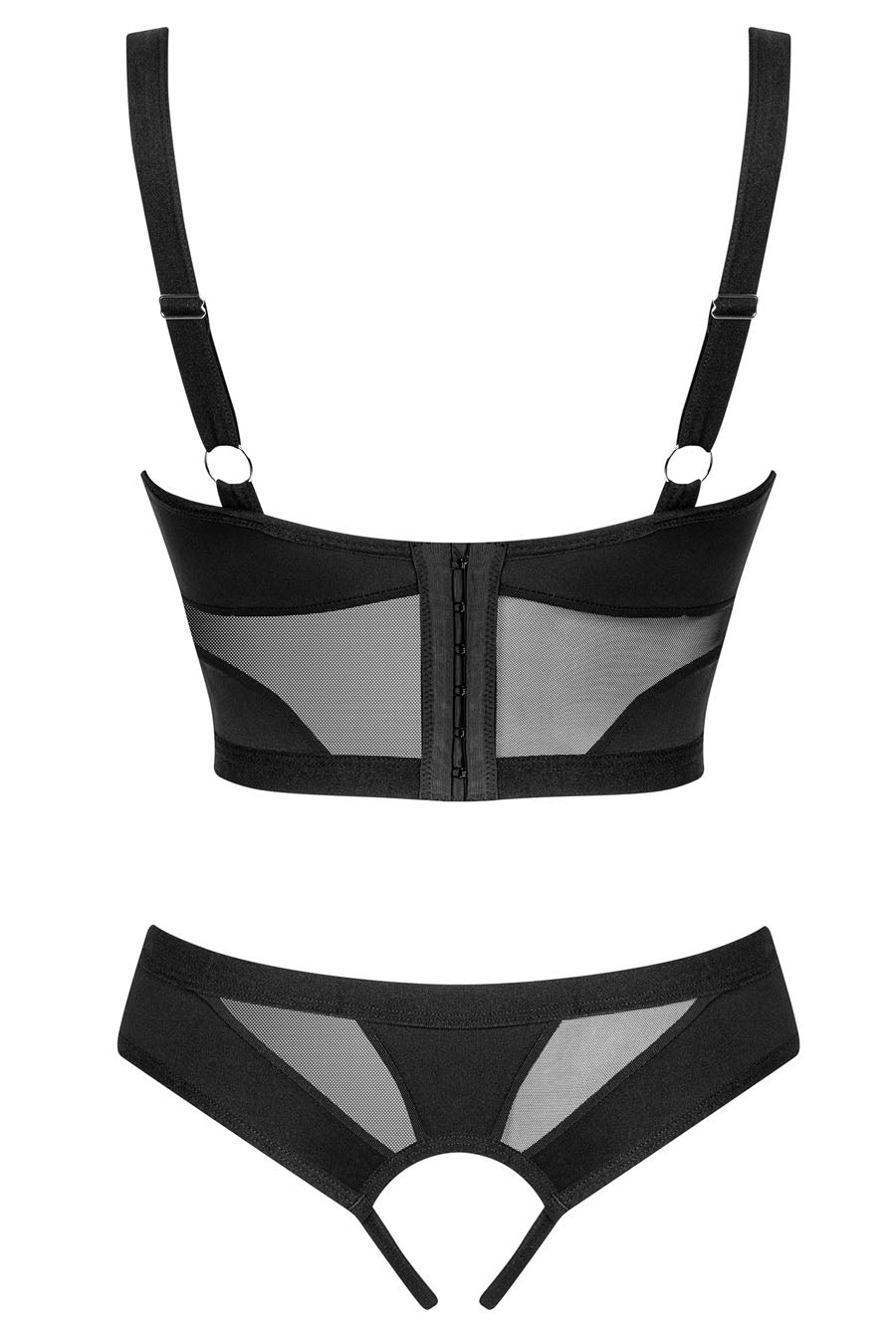 sexy crotchless lingerie set