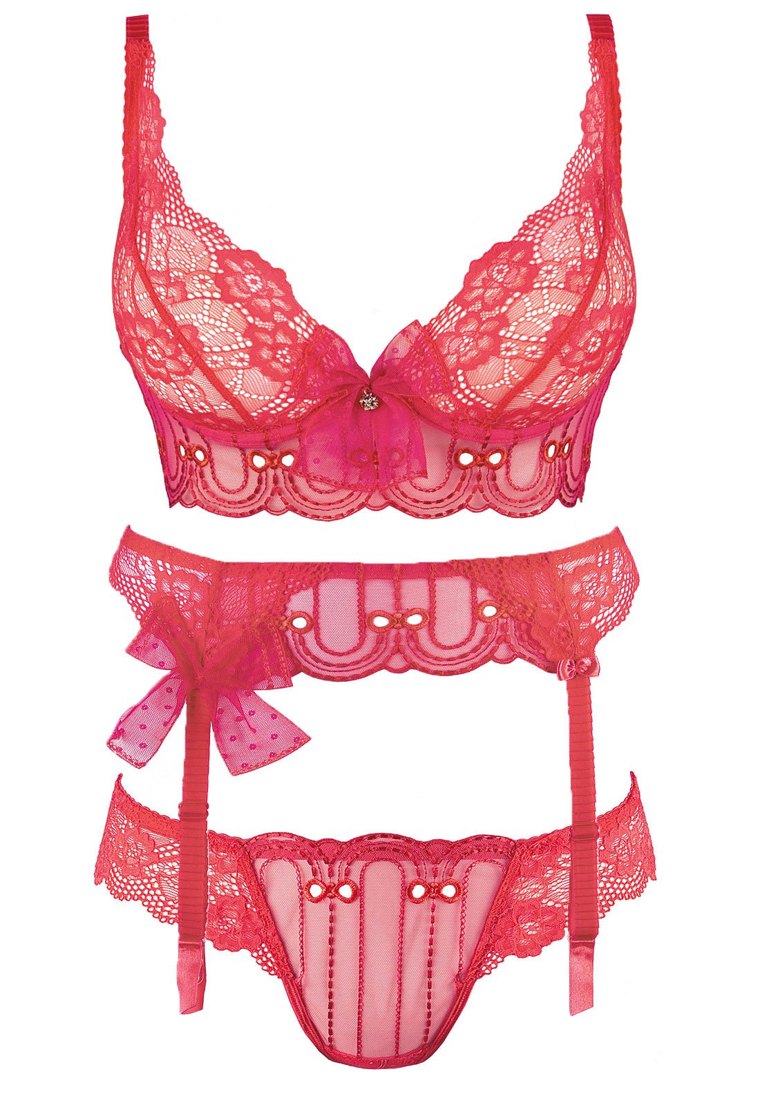 hot pink womens lingerie