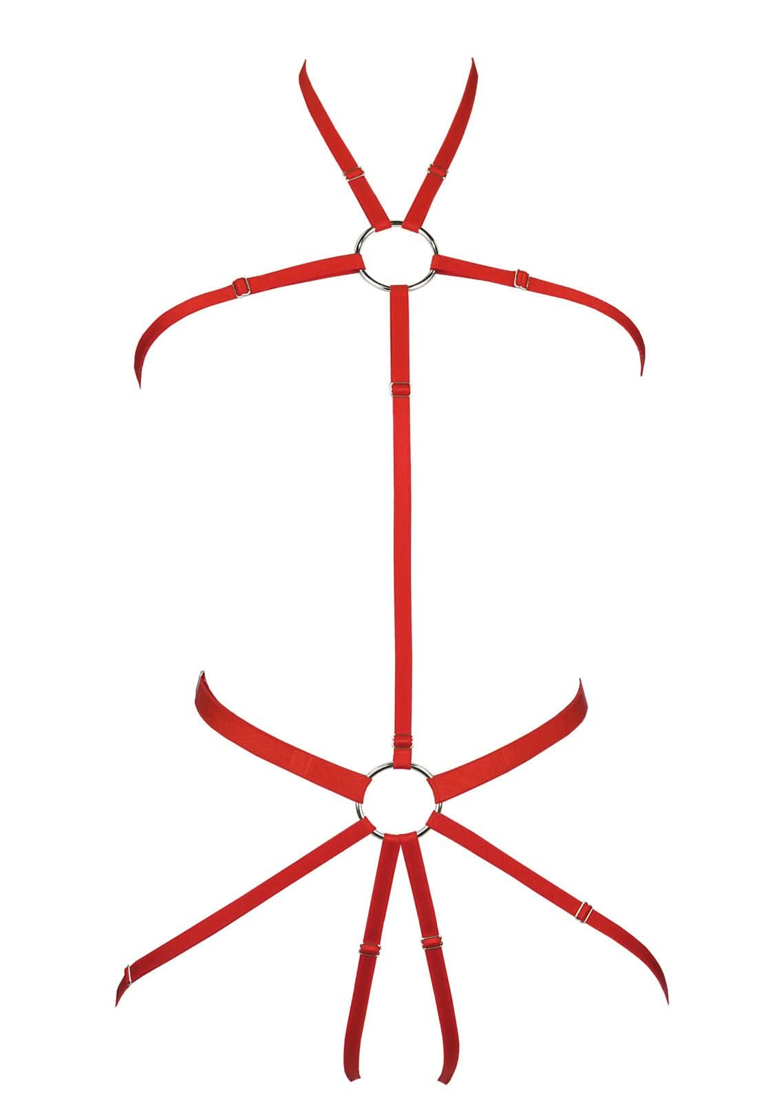 red harness for lingerie