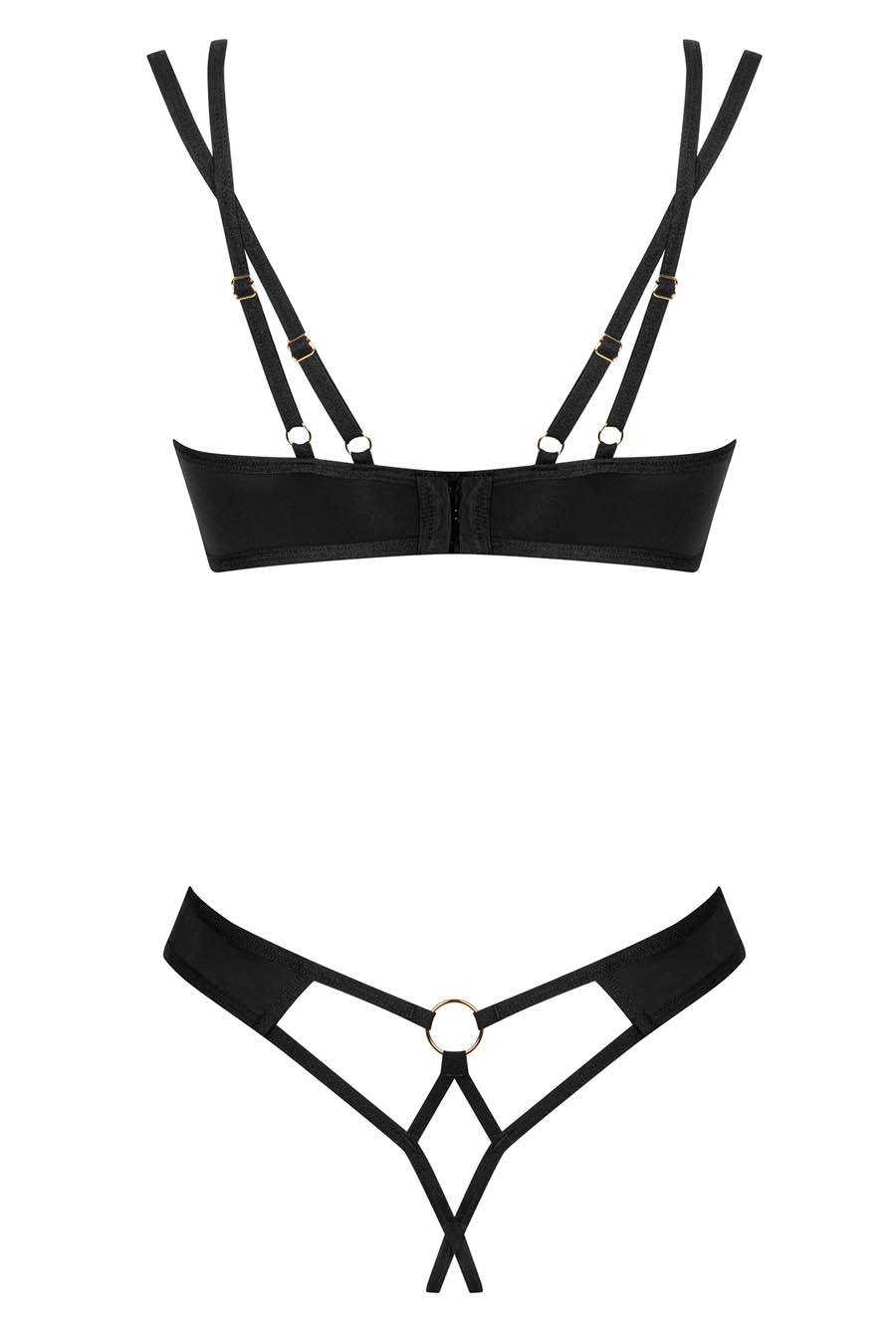 black crotchless undies