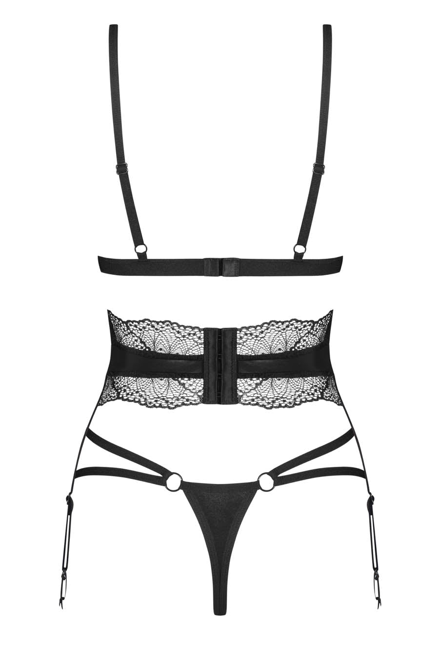 garter belt lingerie set