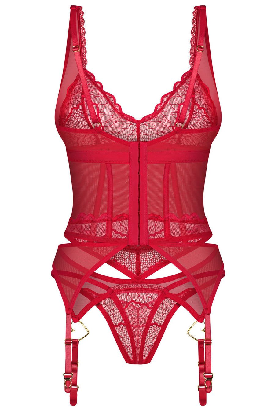 womens red corset